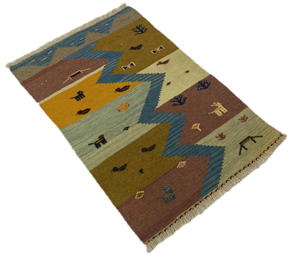 Orientteppich Fars 118 x 78 cm Wolle handgewebt