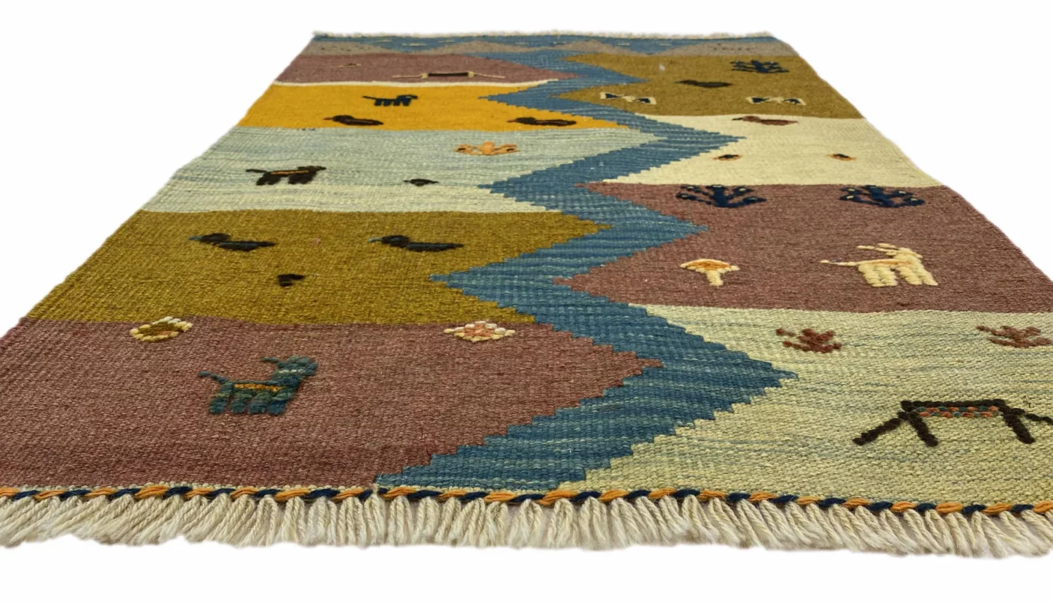 Orientteppich Fars 118 x 78 cm Wolle handgewebt