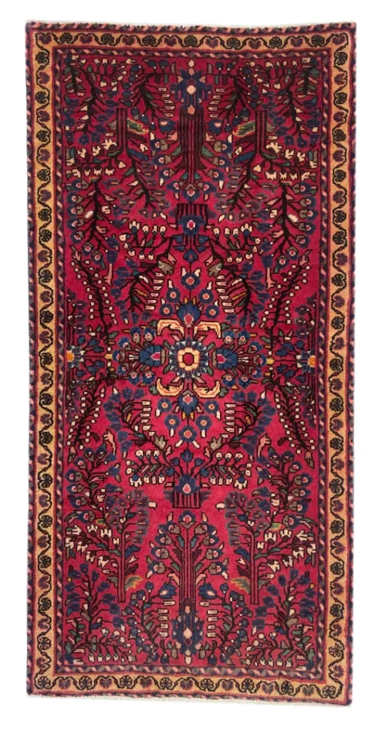 Perserteppich Sarough 135 x 67 cm Wolle handgeknüpft