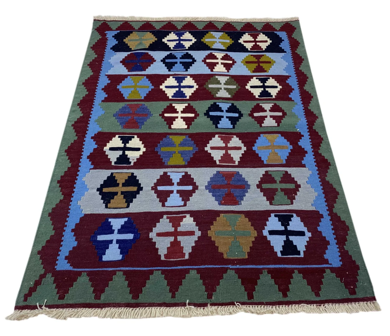 Orientteppich Fars 137 x 98 cm Wolle handgewebt