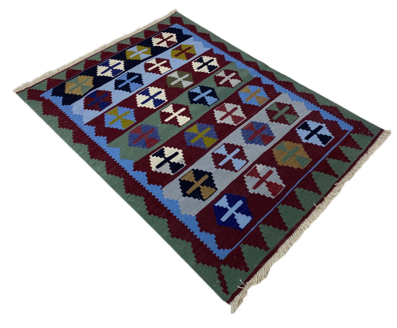 Orientteppich Fars 137 x 98 cm Wolle handgewebt