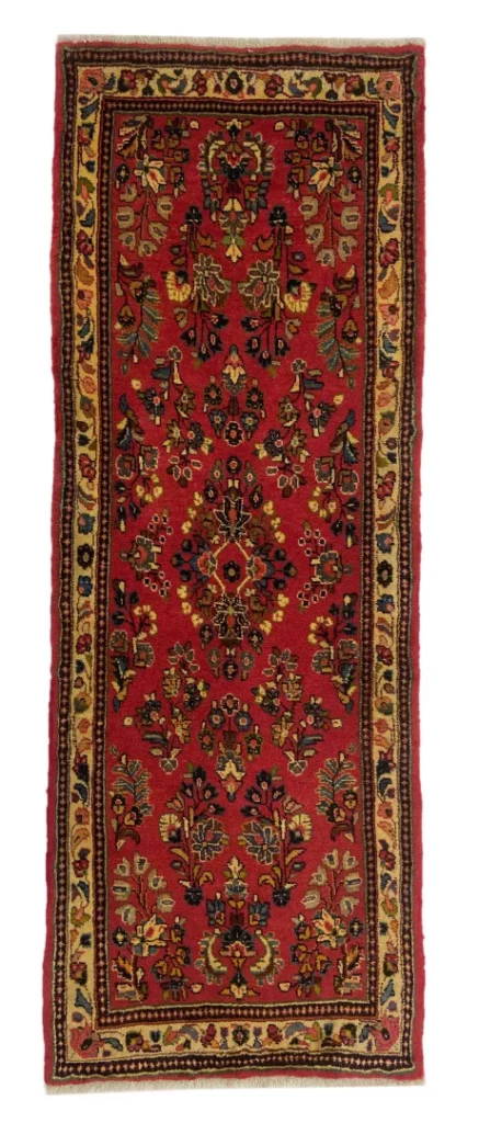 Perserteppich Sarough 161 x 59 cm Wolle handgeknüpft
