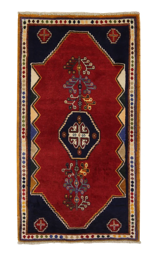 Perserteppich Shiraz 145 x 82 cm Wolle handgeknüpft
