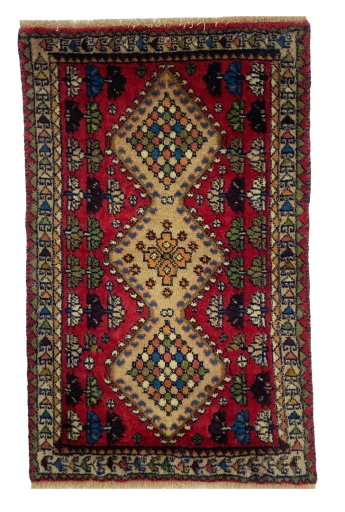 Perserteppich Shiraz 84 x 52 cm Wolle handgeknüpft