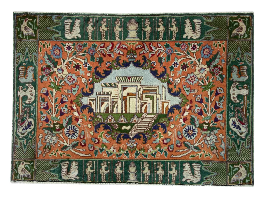 orientteppich-tabris-60-x-85-cm-50-raj-handgeknupft-seide Perserteppich Täbris 60 x 85 cm Seide handgeknüpft