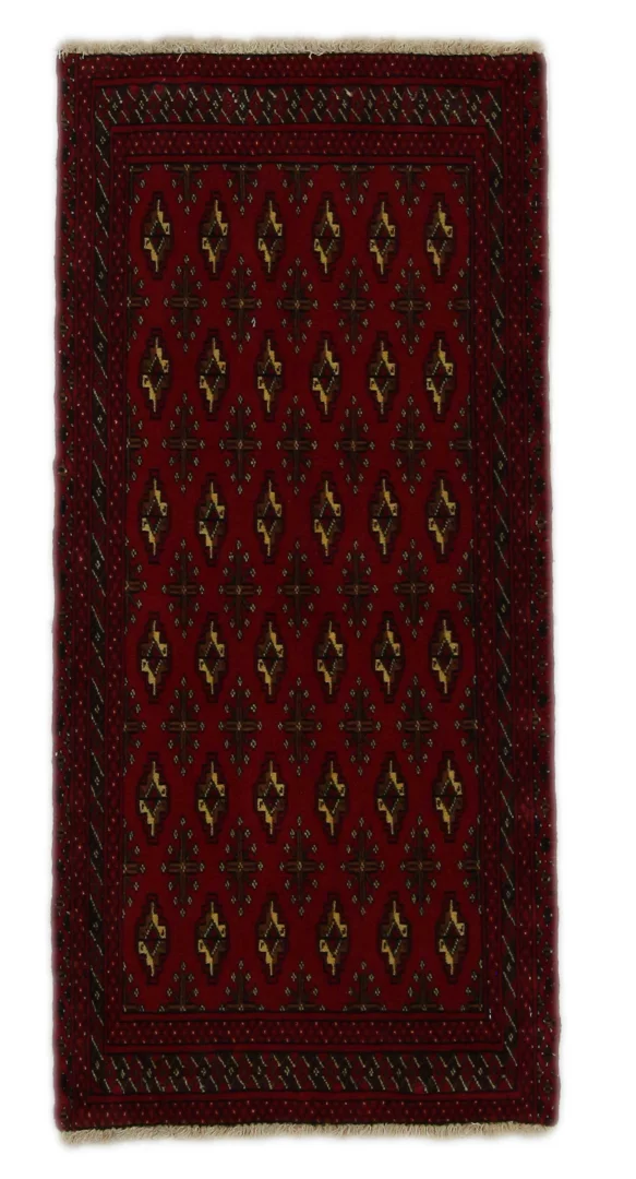 Perserteppich Turkman 113 x 53 cm Wolle handgeknüpft