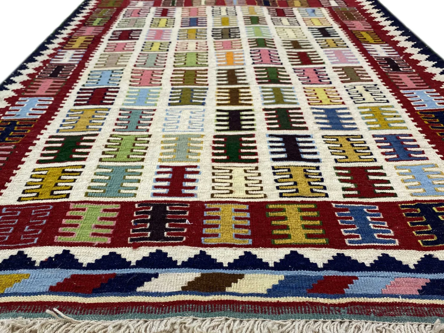 Perserteppich Fars 145 x 99 cm Wolle handgewebt