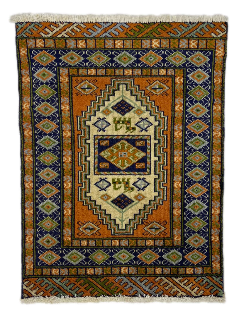 Perserteppich Nordpersien 82 x 60 cm Wolle handgeknüpft