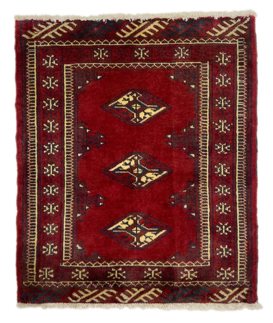 turkman-orientteppich-84-x-70-cm-200000-knoten-handgeknupft Perserteppich Turkman 84 x 70 cm Wolle handgeknüpft