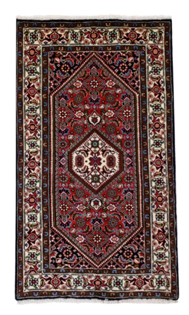 Perserteppich Zandschan 142 x 81 cm Baumwolle handgeknüpft