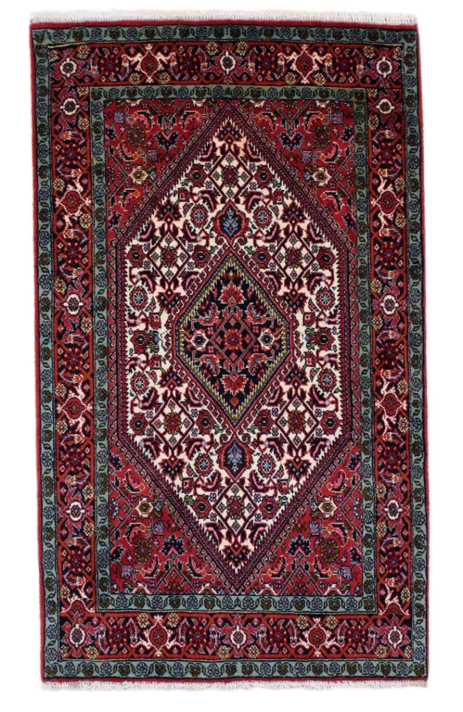 zandschan-orientteppich-143-x-86-cm-380000-knoten-handgeknupft Perserteppich Zandschan 143 x 86 cm Baumwolle handgeknüpft