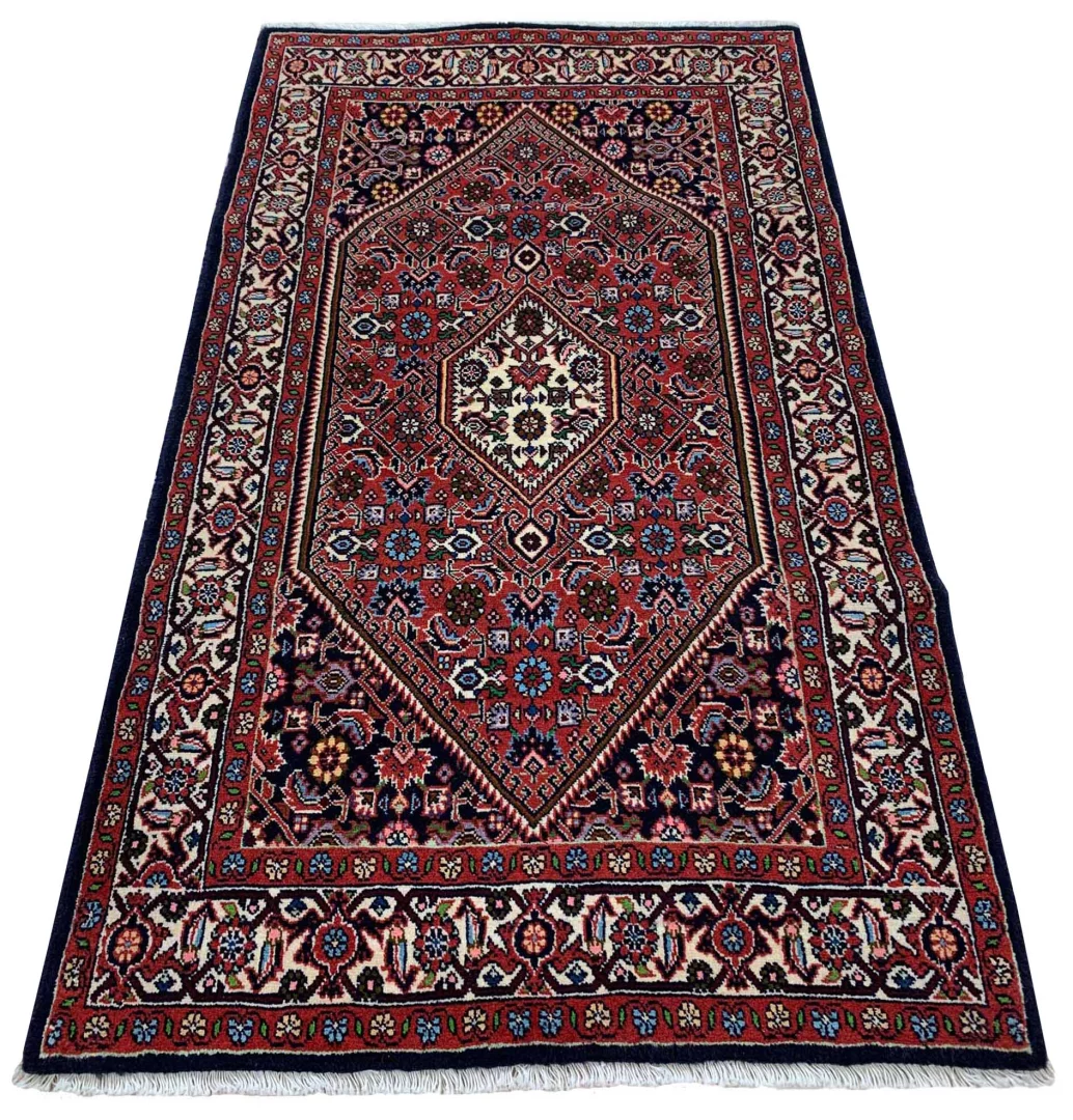 zandschan-orientteppich-145-x-88-cm-280000-knoten-handgeknupft Perserteppich Zandschan 145 x 88 cm Baumwolle handgeknüpft