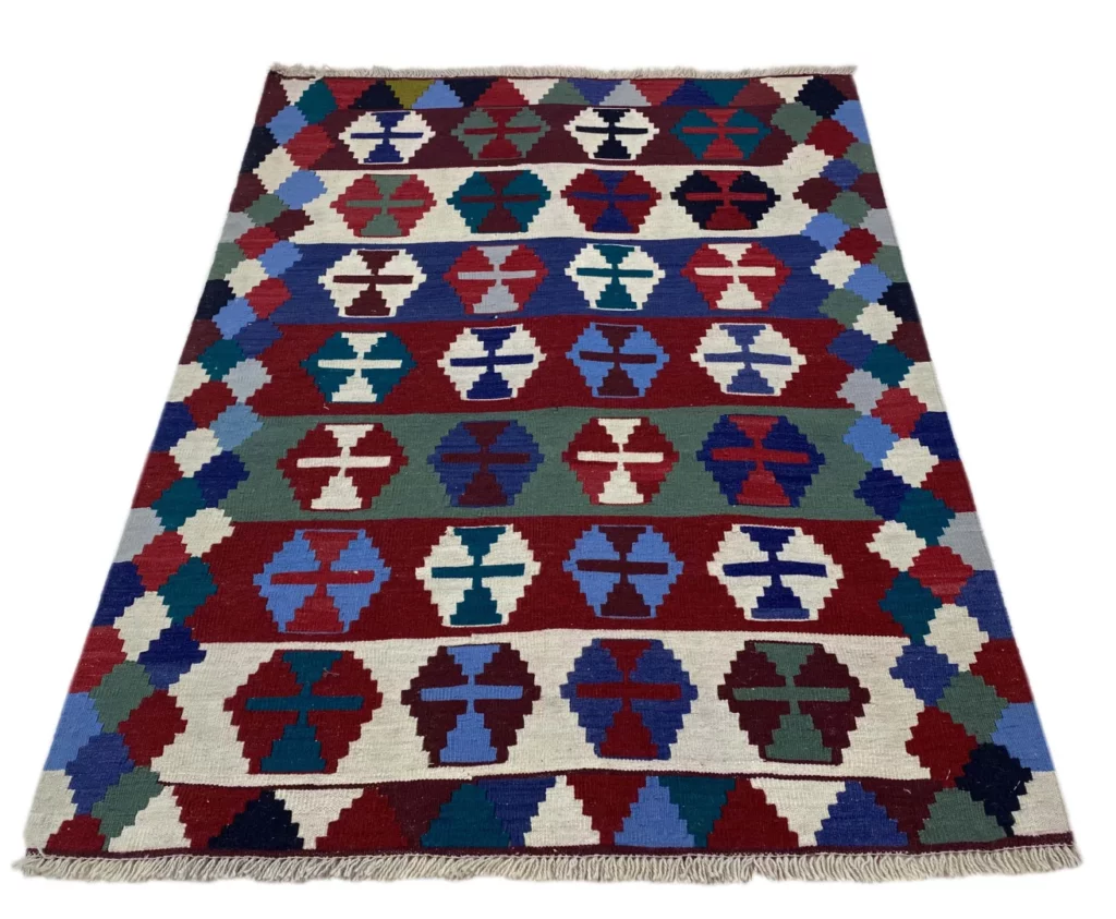 Orientteppich Fars 148 x 100 cm Wolle handgewebt