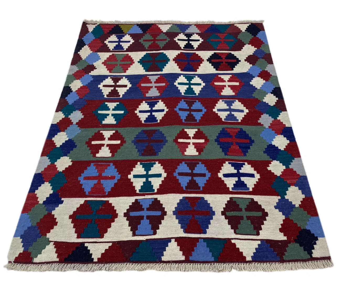 Orientteppich Fars 148 x 100 cm Wolle handgewebt