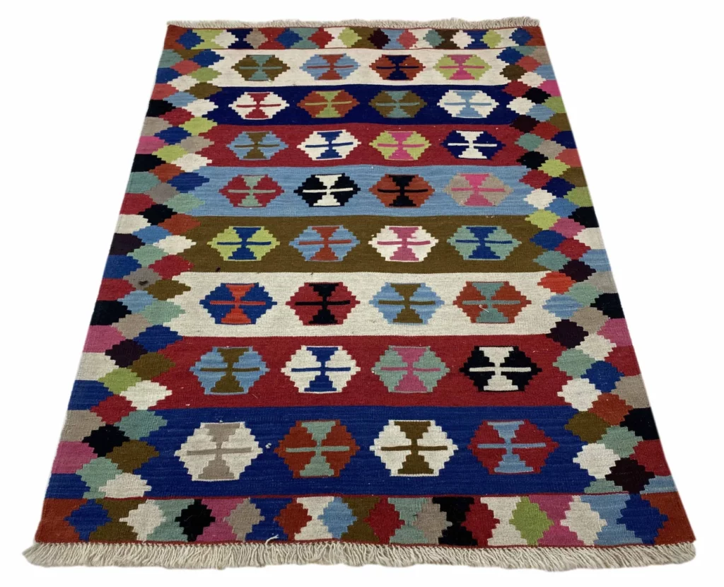 Orientteppich Fars 150 x 99 cm Wolle handgewebt