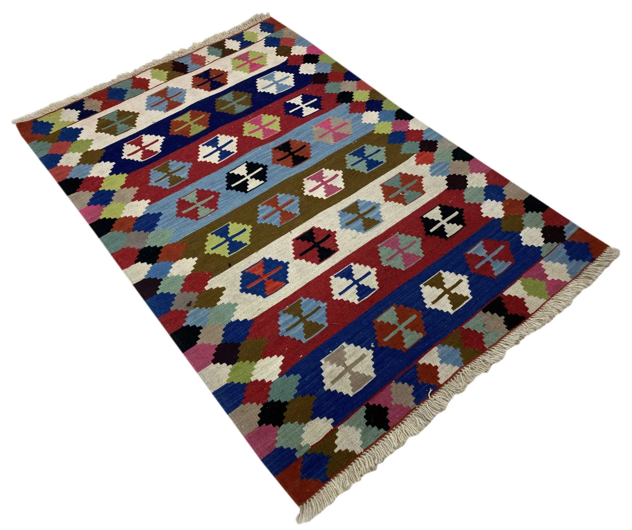 Orientteppich Fars 150 x 99 cm Wolle handgewebt