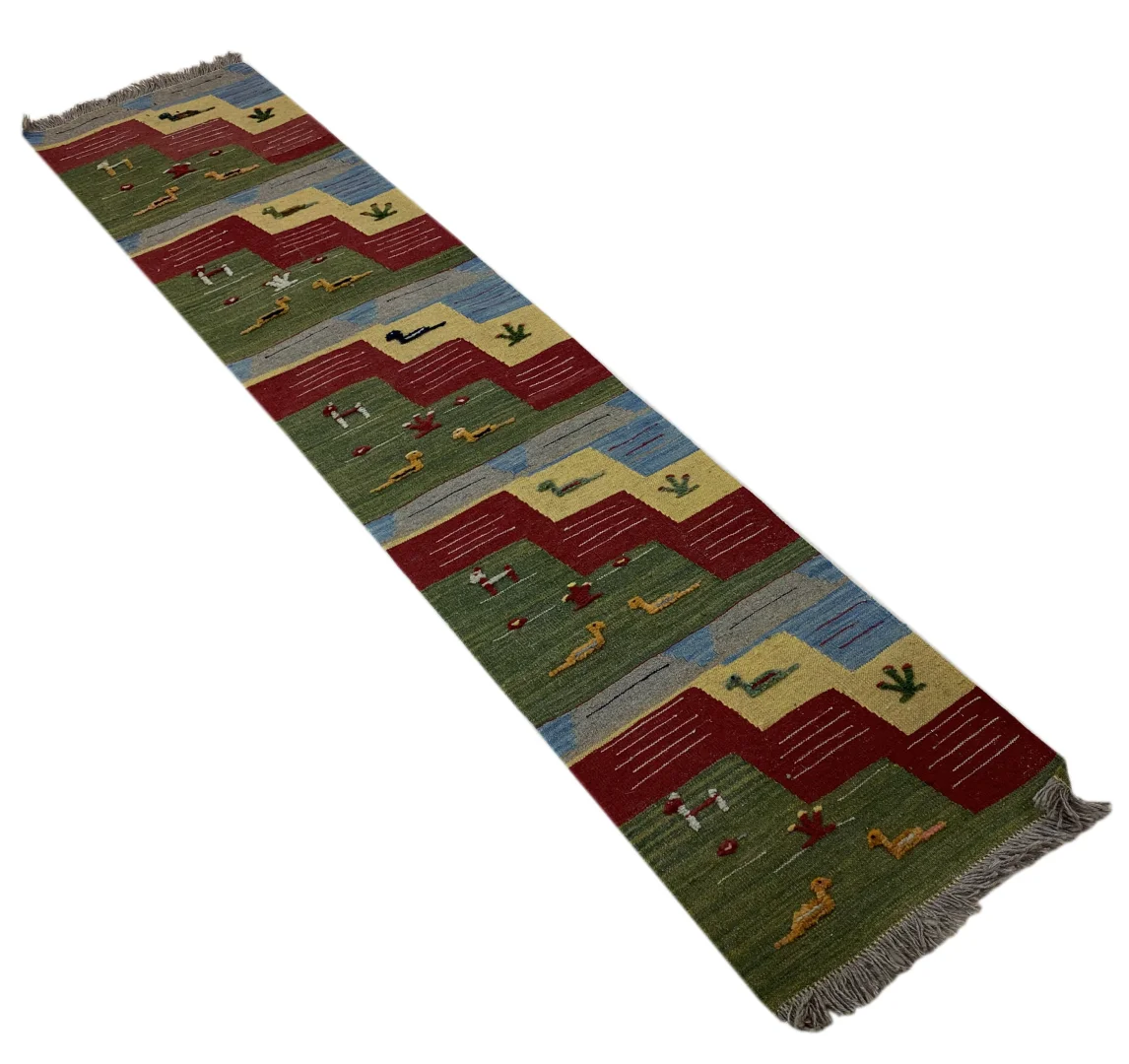 Orientteppich Fars 240 x 50 cm Wolle handgewebt