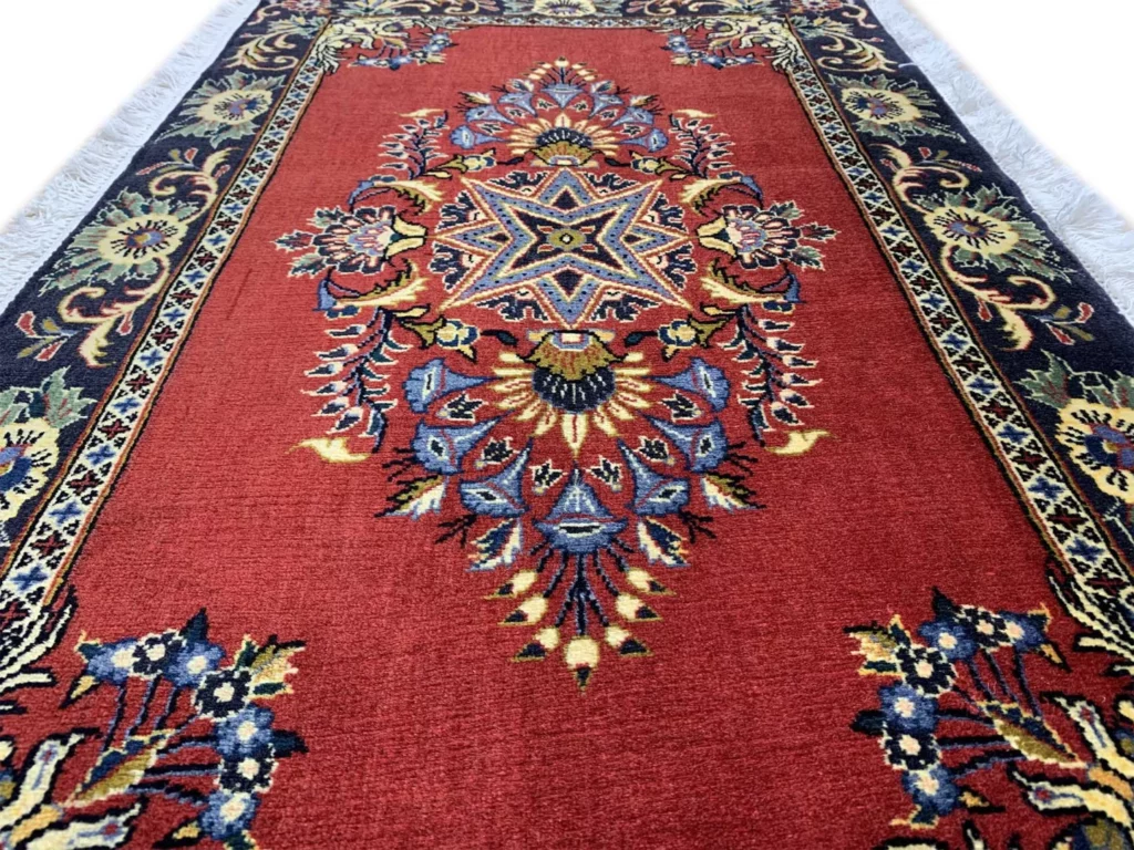 Perserteppich Keshan 100 x 62 cm Wolle handgeknüpft