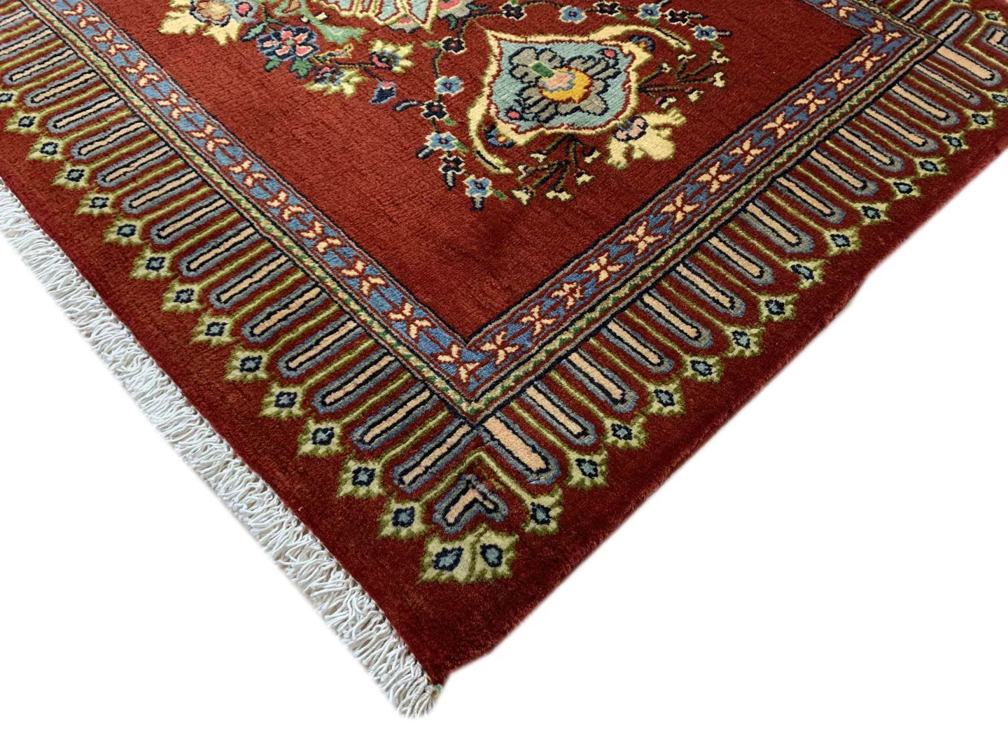 Perserteppich Keshan 103 x 73 cm Wolle handgeknüpft