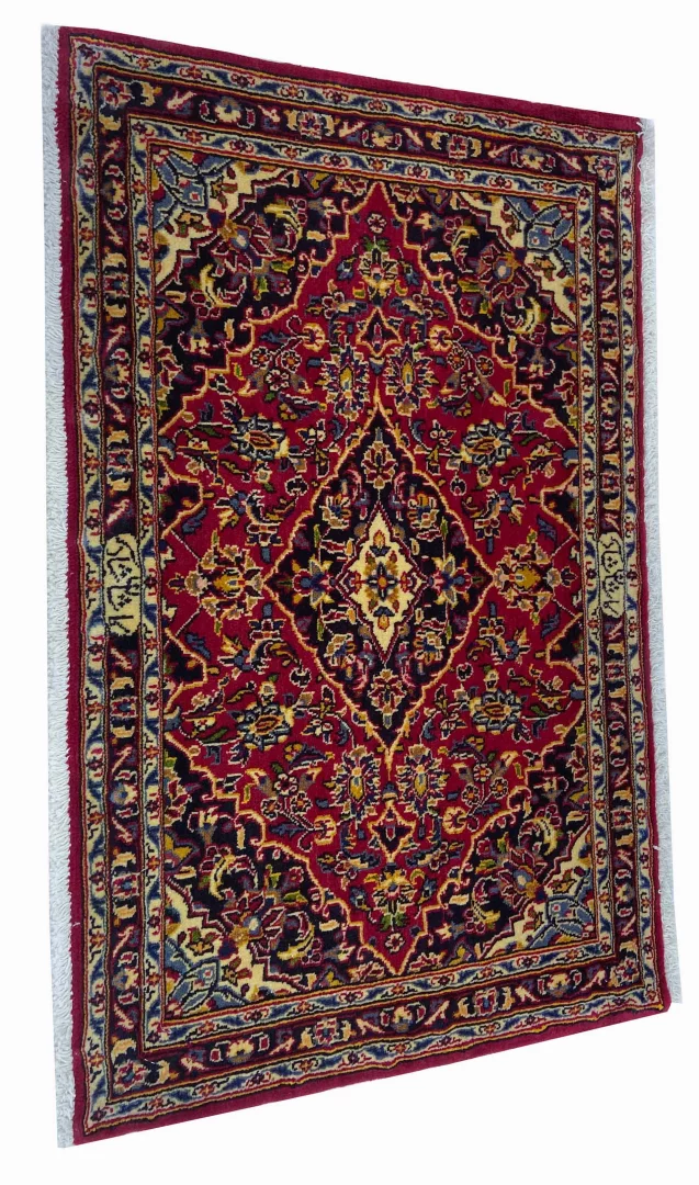 Perserteppich Keshan 62 x 100 cm Wolle handgeknüpft