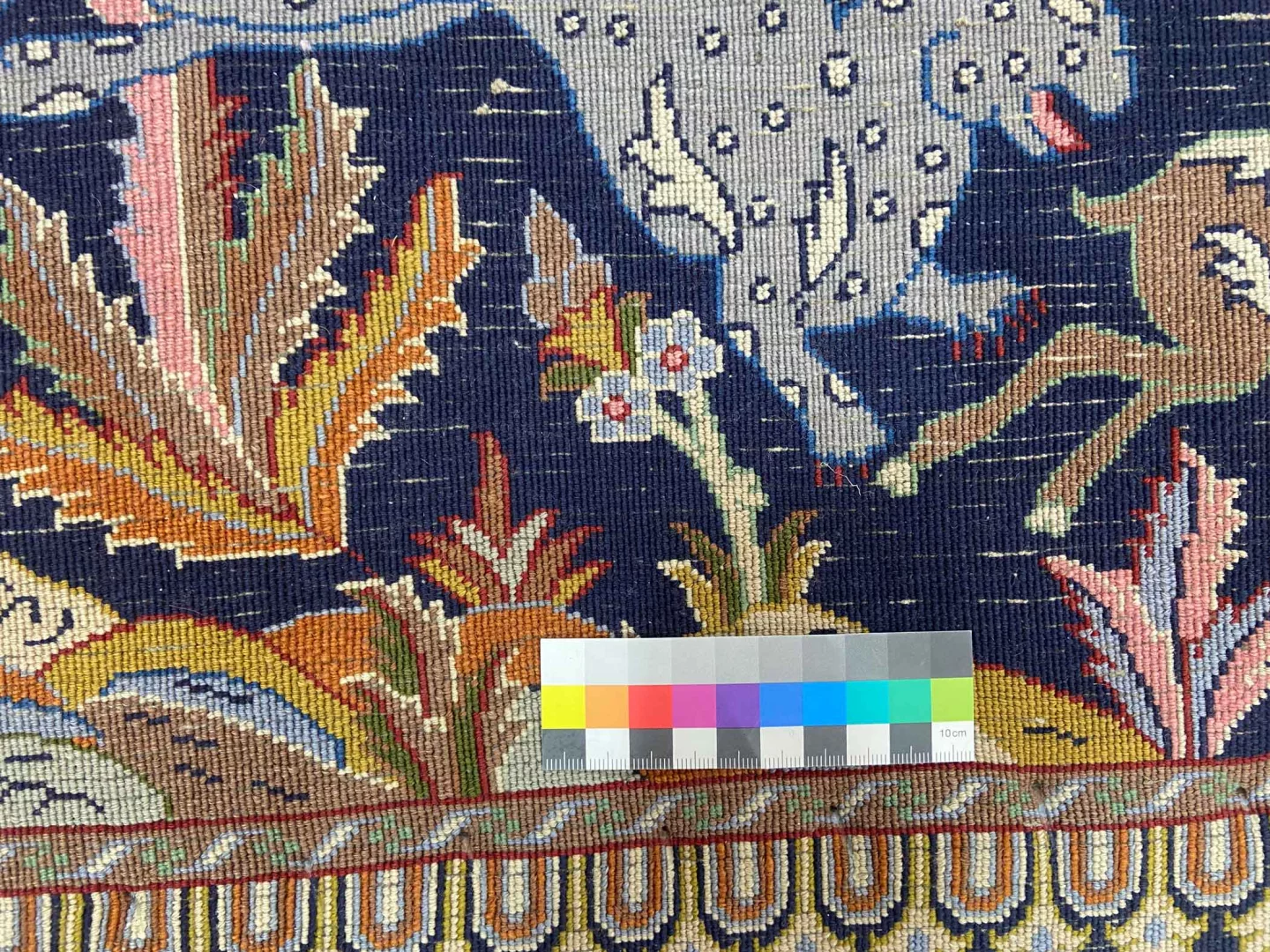 Perserteppich Keshan 61 x 99 cm Wolle handgeknüpft