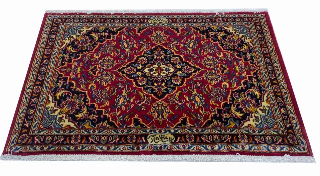 keshan-teppich-64-x-100-cm-150000-knoten-m-handgeknupft-orientteppich-1 Perserteppich Keshan 64 x 100 cm Wolle handgeknüpft
