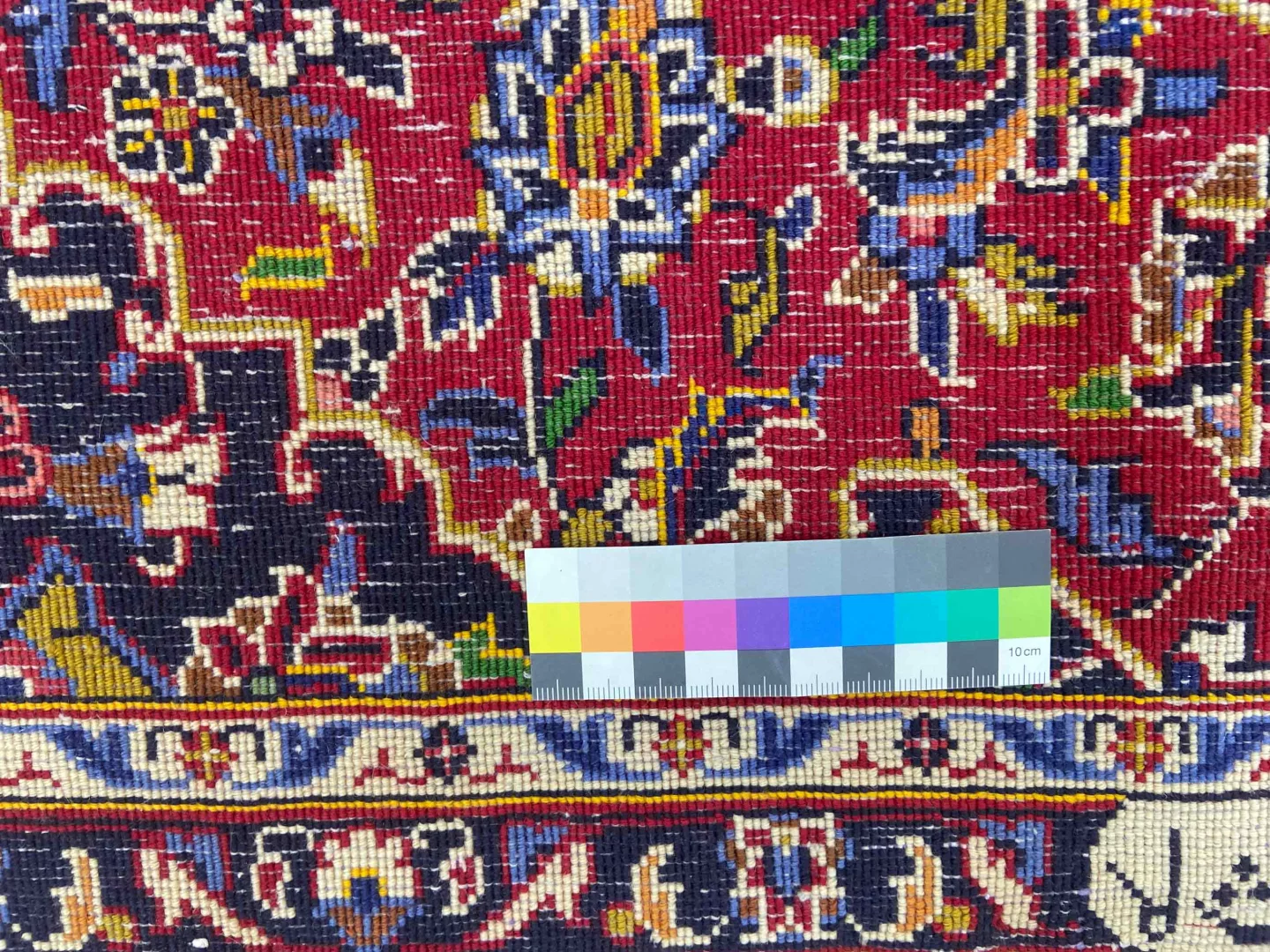 keshan-teppich-65-x-100-cm-150000-knoten-handgeknupft-orientteppich-3 Perserteppich Keshan 65 x 100 cm Wolle handgeknüpft