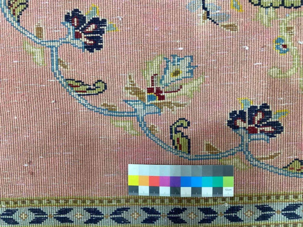 Perserteppich Keshan 66 x 96 cm Schafwolle handgeknüpft
