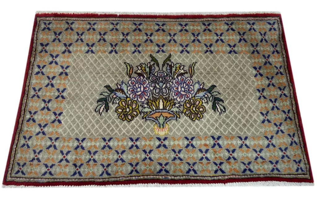 Perserteppich Keshan 67 x 101 cm Wolle handgeknüpft