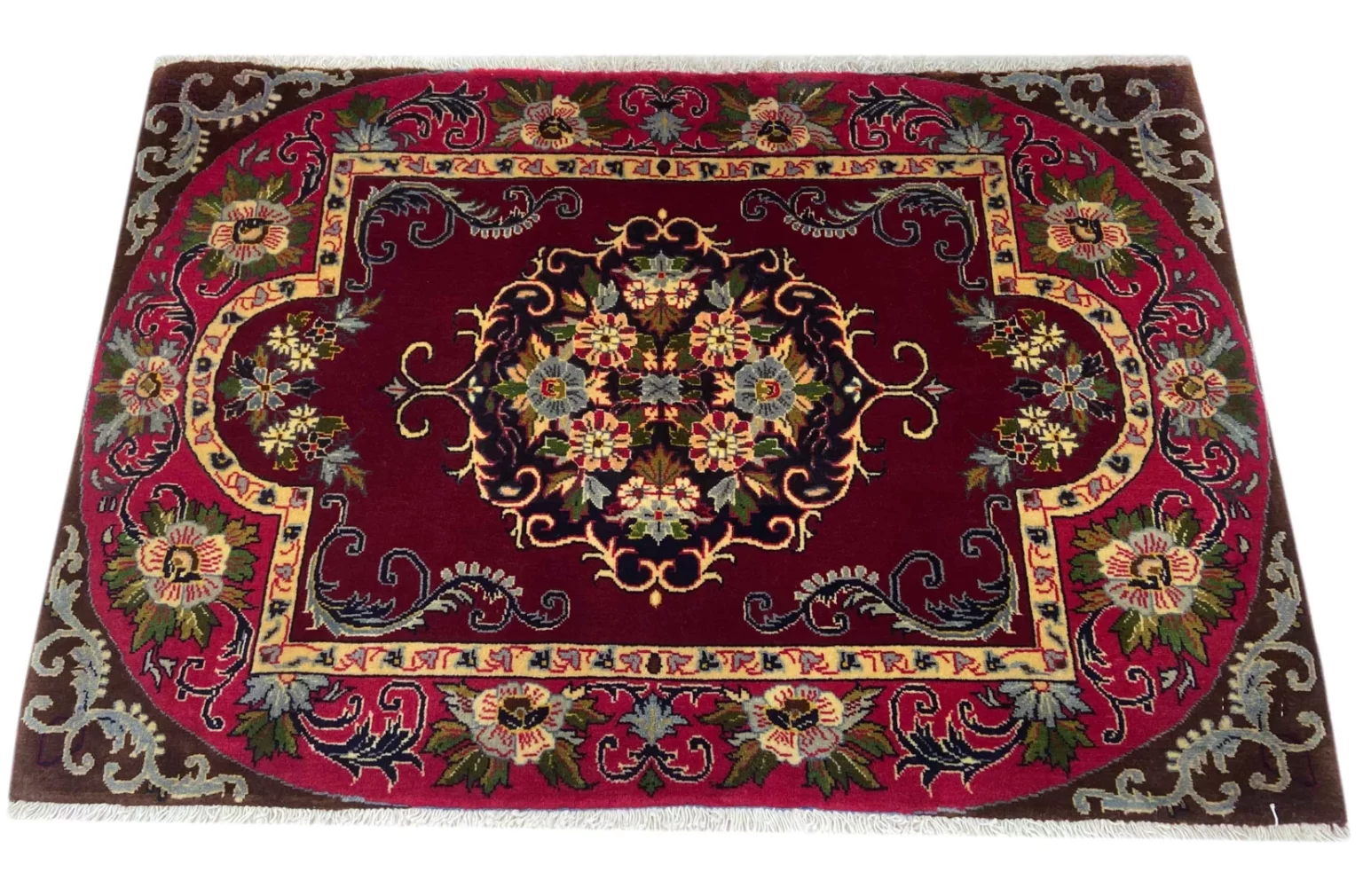 Perserteppich Keshan 70 x 103 cm Wolle handgeknüpft