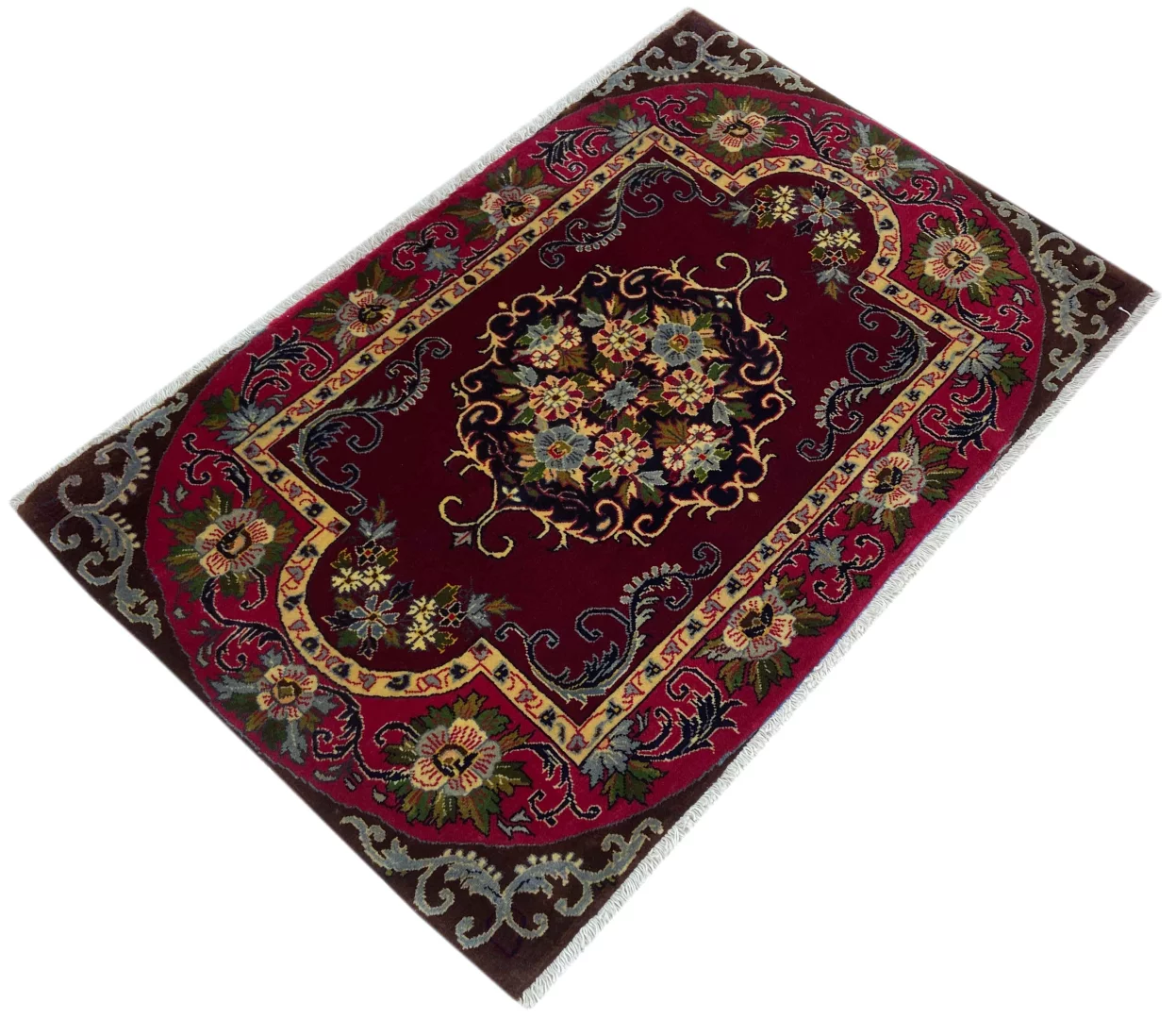 Perserteppich Keshan 70 x 103 cm Wolle handgeknüpft