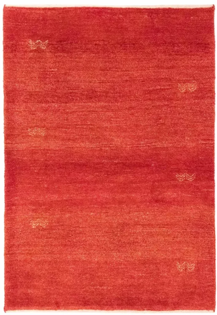 gabbeh-144-x-101-cm-hoher-flor-handgeknupft-perserteppich Perserteppich Gabbeh 144 x 101 cm Wolle handgeknüpft