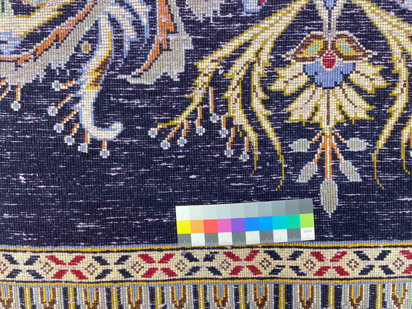 Perserteppich Keshan 72 x 97 cm Schafwolle handgeknüpft