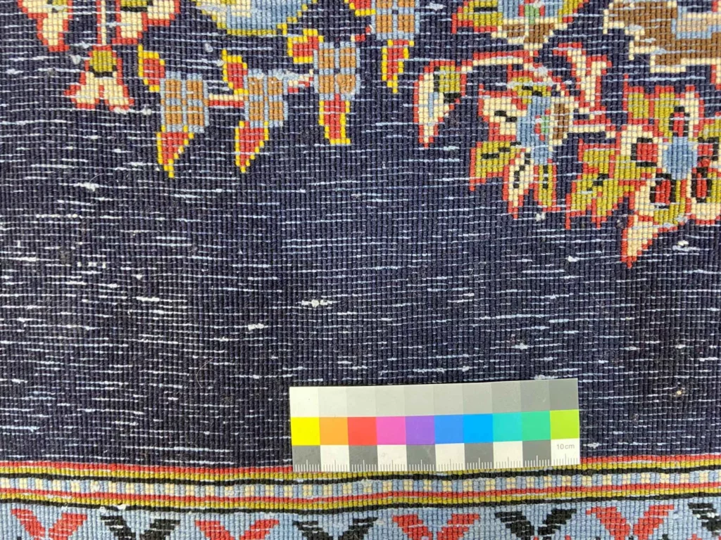 keshan-teppich-80x104-cm-150000-knoten-handgeknupft-orientteppich-3 Perserteppich Keshan 80 x 104 cm Schafwolle handgeknüpft