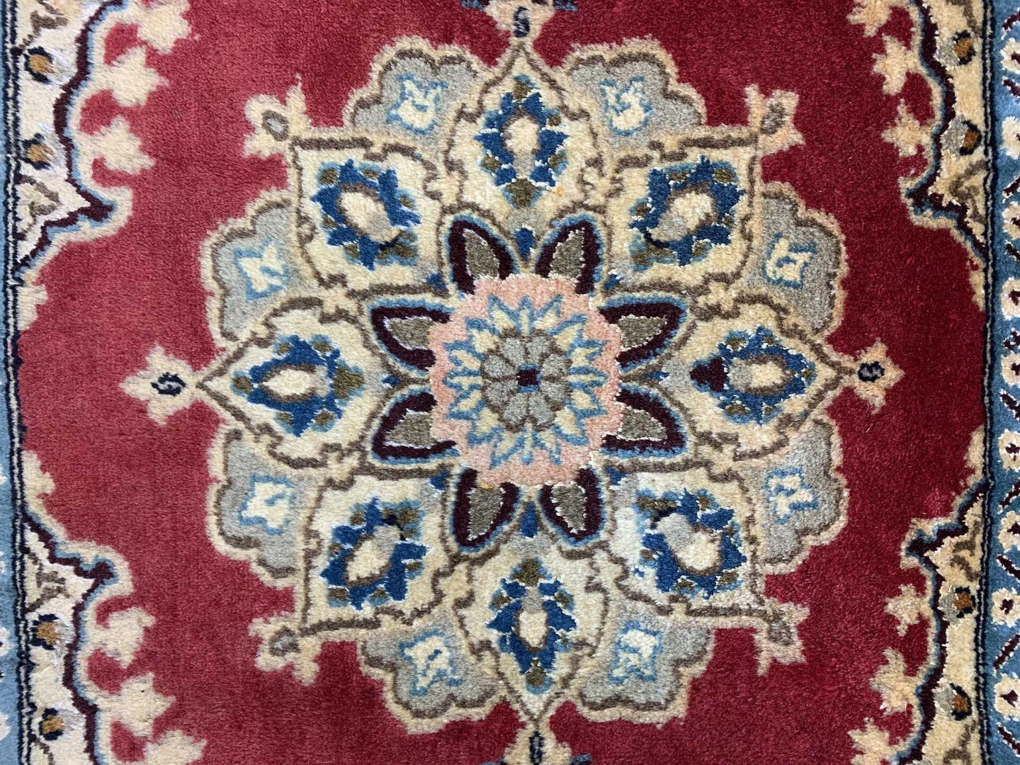 Perserteppich Keshan 98 x 63 cm Wolle handgeknüpft