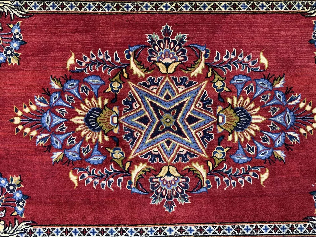 Perserteppich Keshan 98 x 63 cm Wolle handgeknüpft