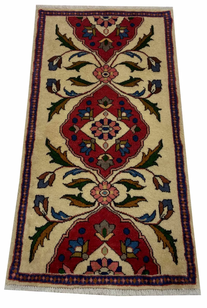Perserteppich Mahal 125 x 67 cm handgeknüpft
