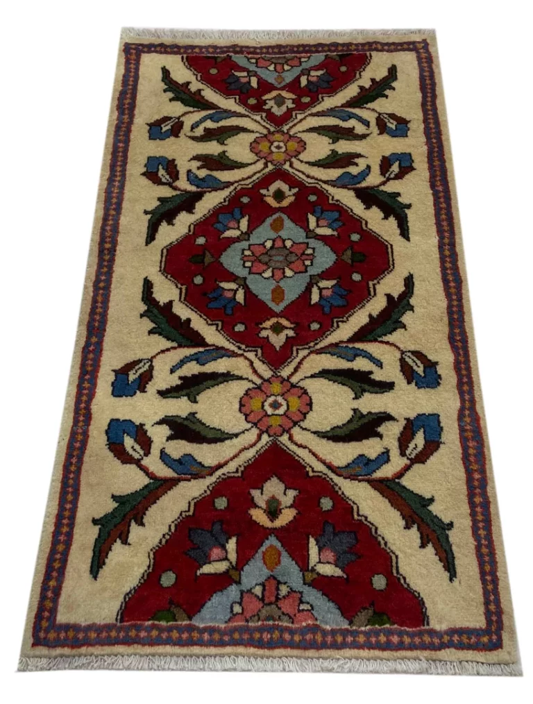 Perserteppich Mahal 125 x 67 cm Wolle handgeknüpft