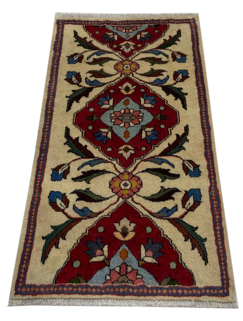 Perserteppich Mahal 125 x 67 cm Wolle handgeknüpft