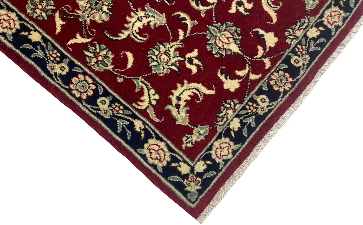 Perserteppich Maschhad 195 x 76 cm Wolle handgeknüpft