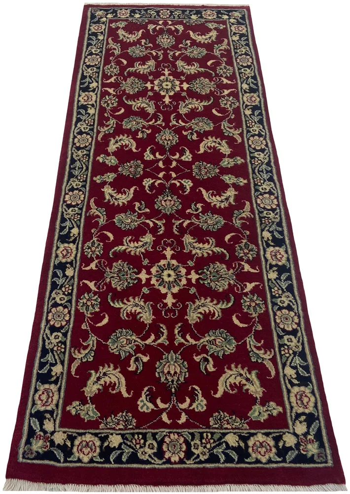 Perserteppich Maschhad 196 x 74 cm handgeknüpft