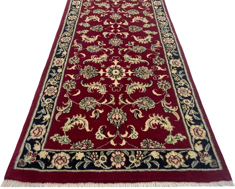 Perserteppich Maschhad 196 x 74 cm handgeknüpft