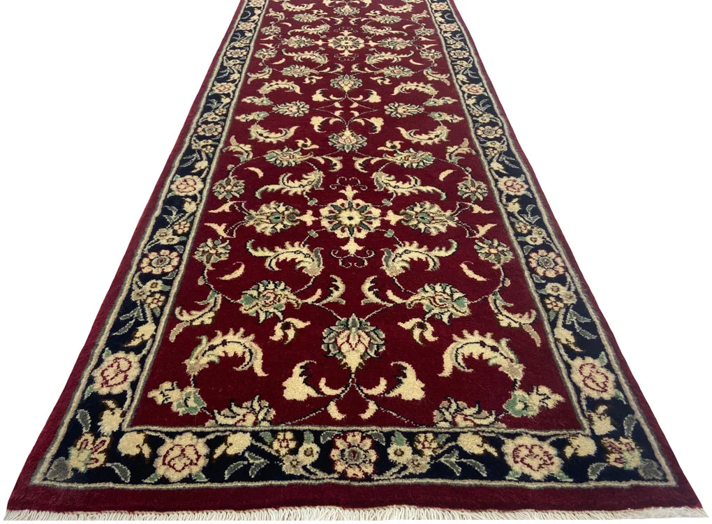 Perserteppich Maschhad 196 x 76 cm handgeknüpft