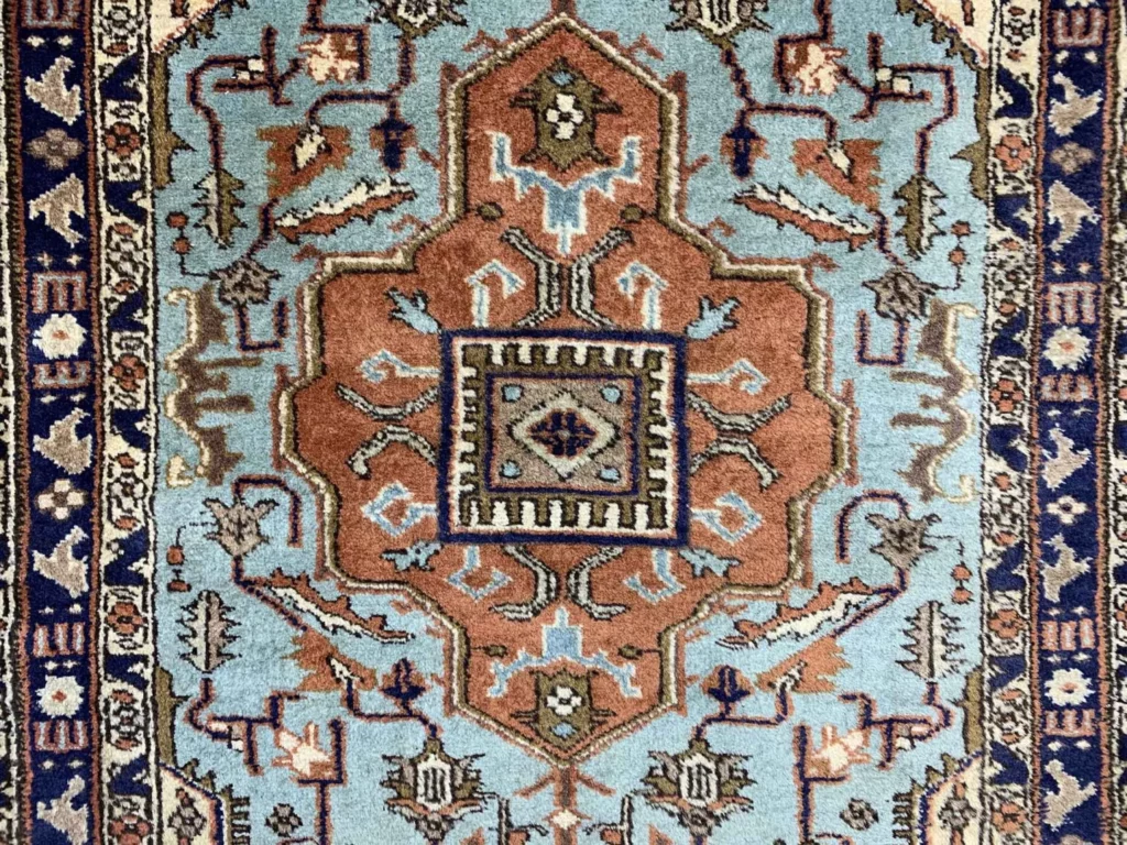 Perserteppich Meshkin 107x66 cm Wolle handgeknüpft