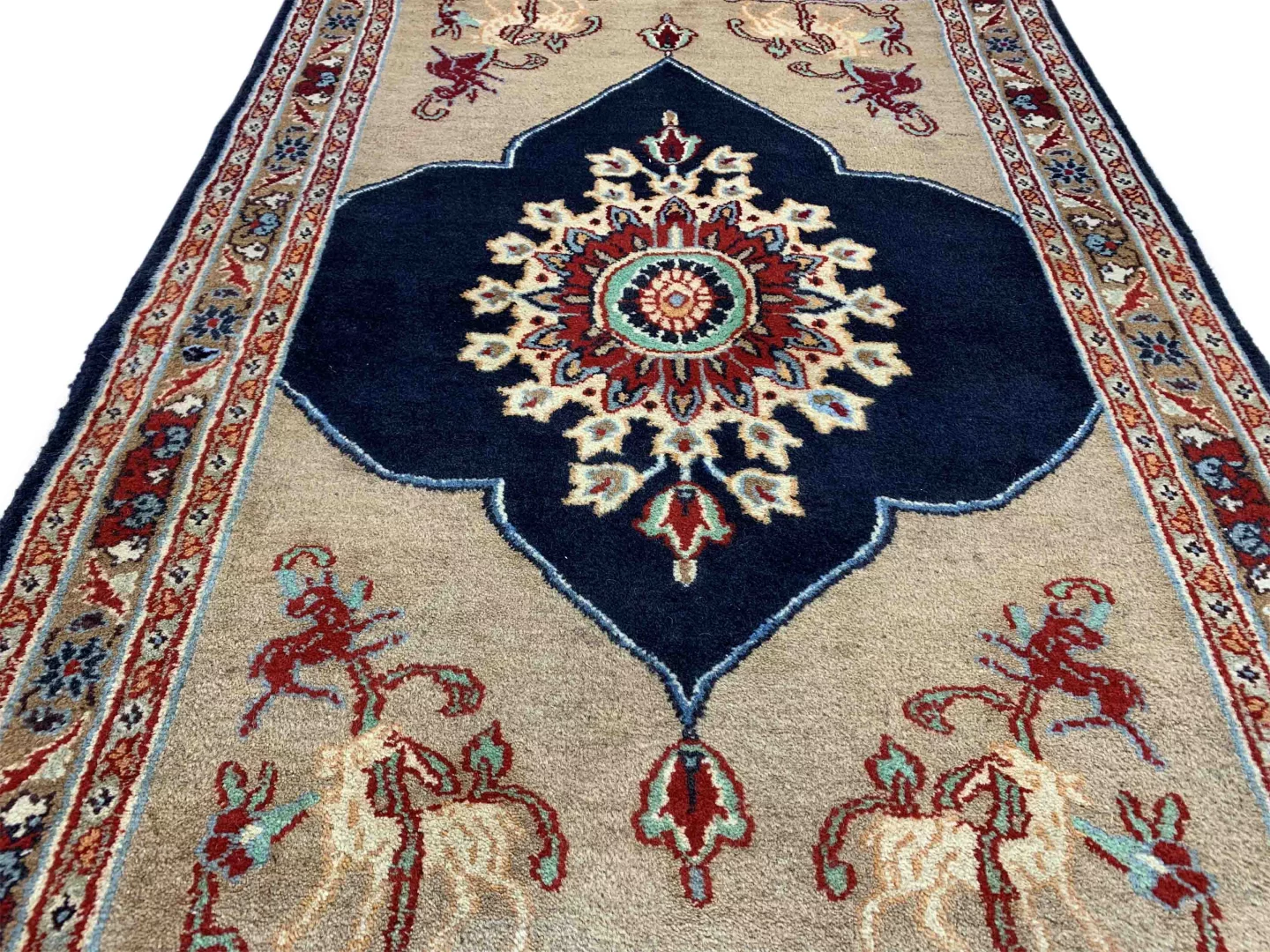 Perserteppich Moud 109 x 73 cm Wolle handgeknüpft