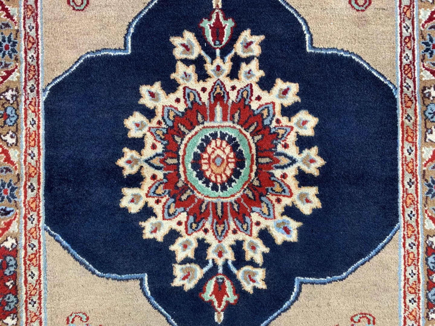 Perserteppich Moud 109 x 73 cm Wolle handgeknüpft