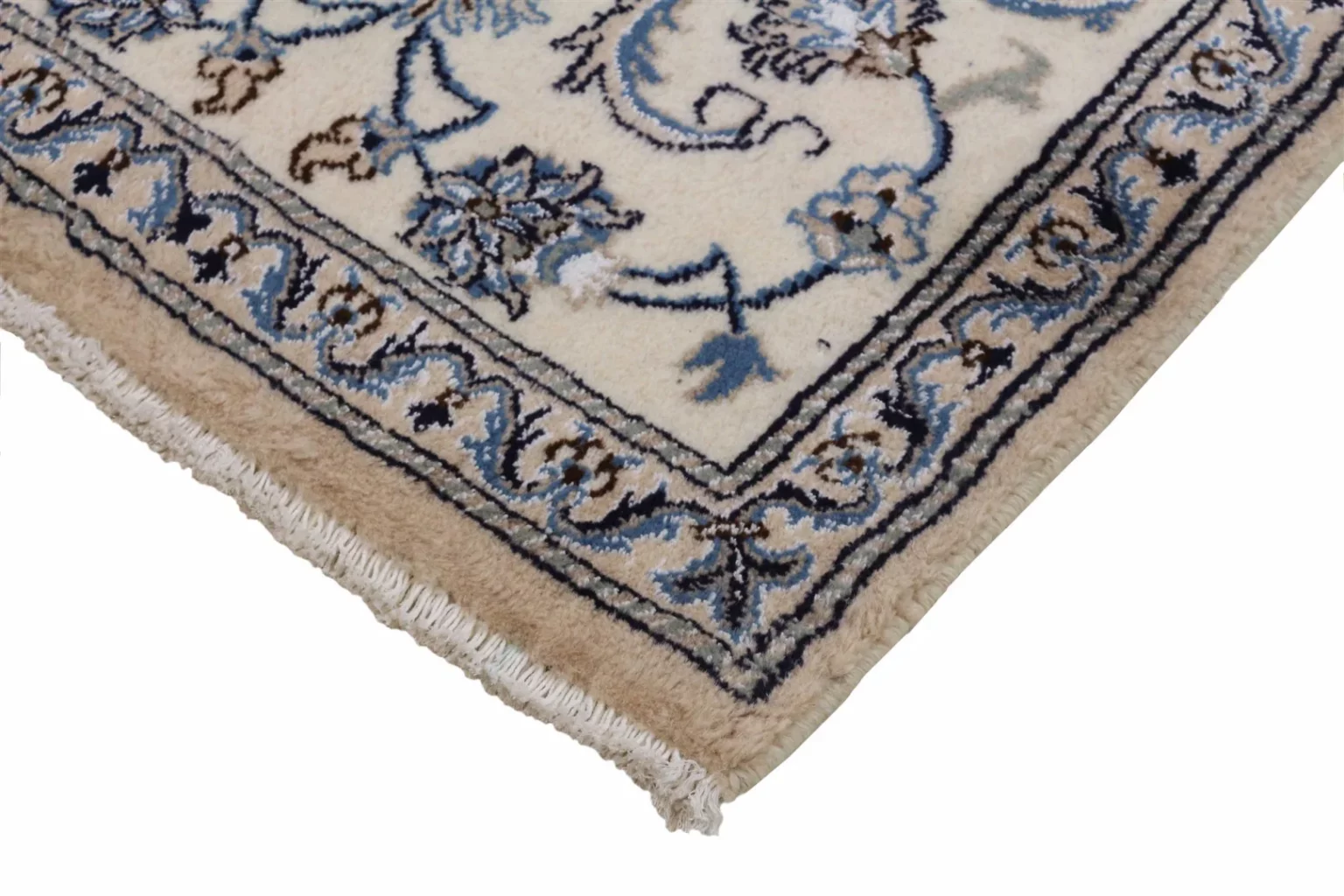 Perserteppich Nain 132 x 76 cm Wolle handgeknüpft