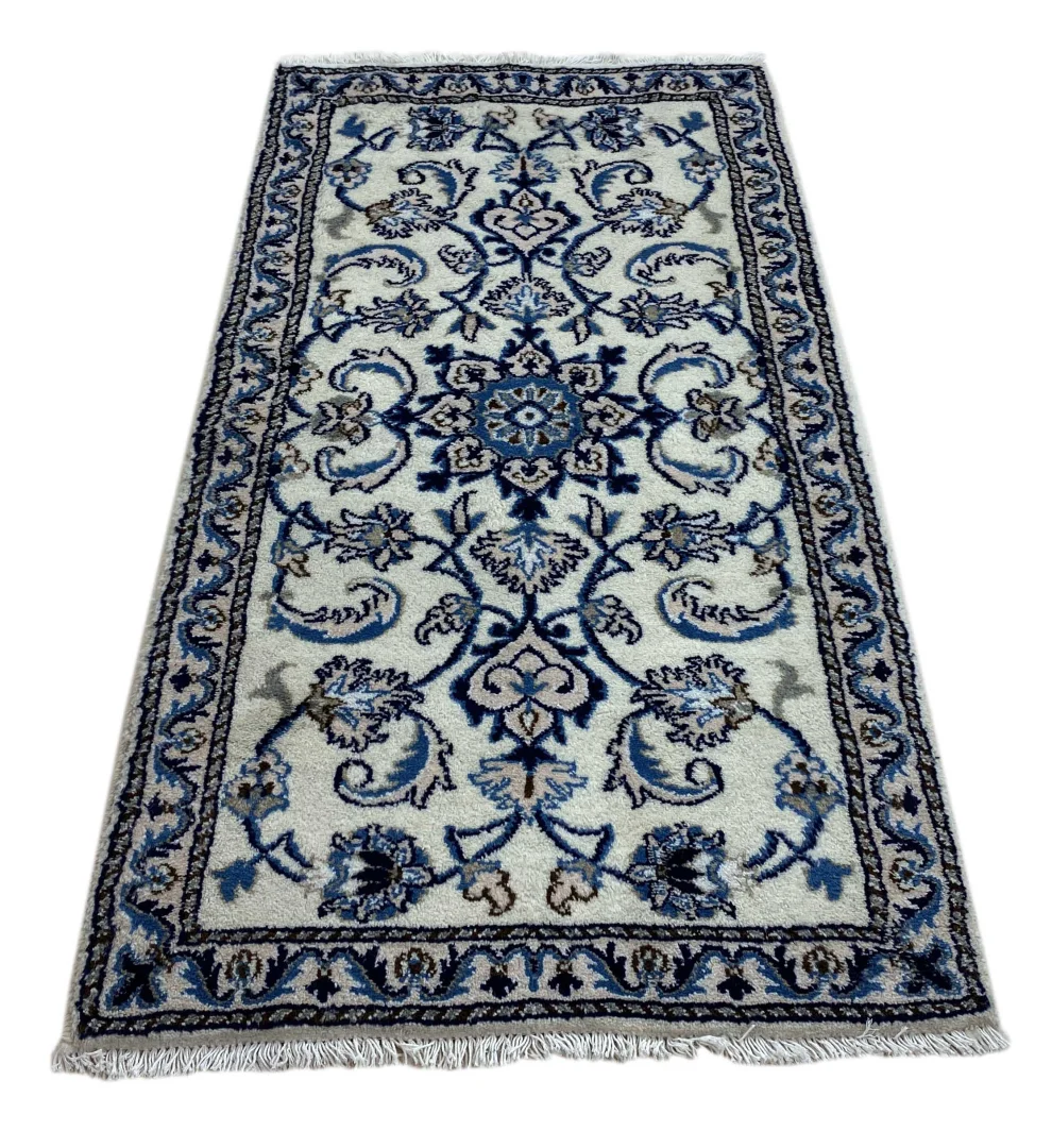 Perserteppich Nain 134x68 cm Wolle handgeknüpft