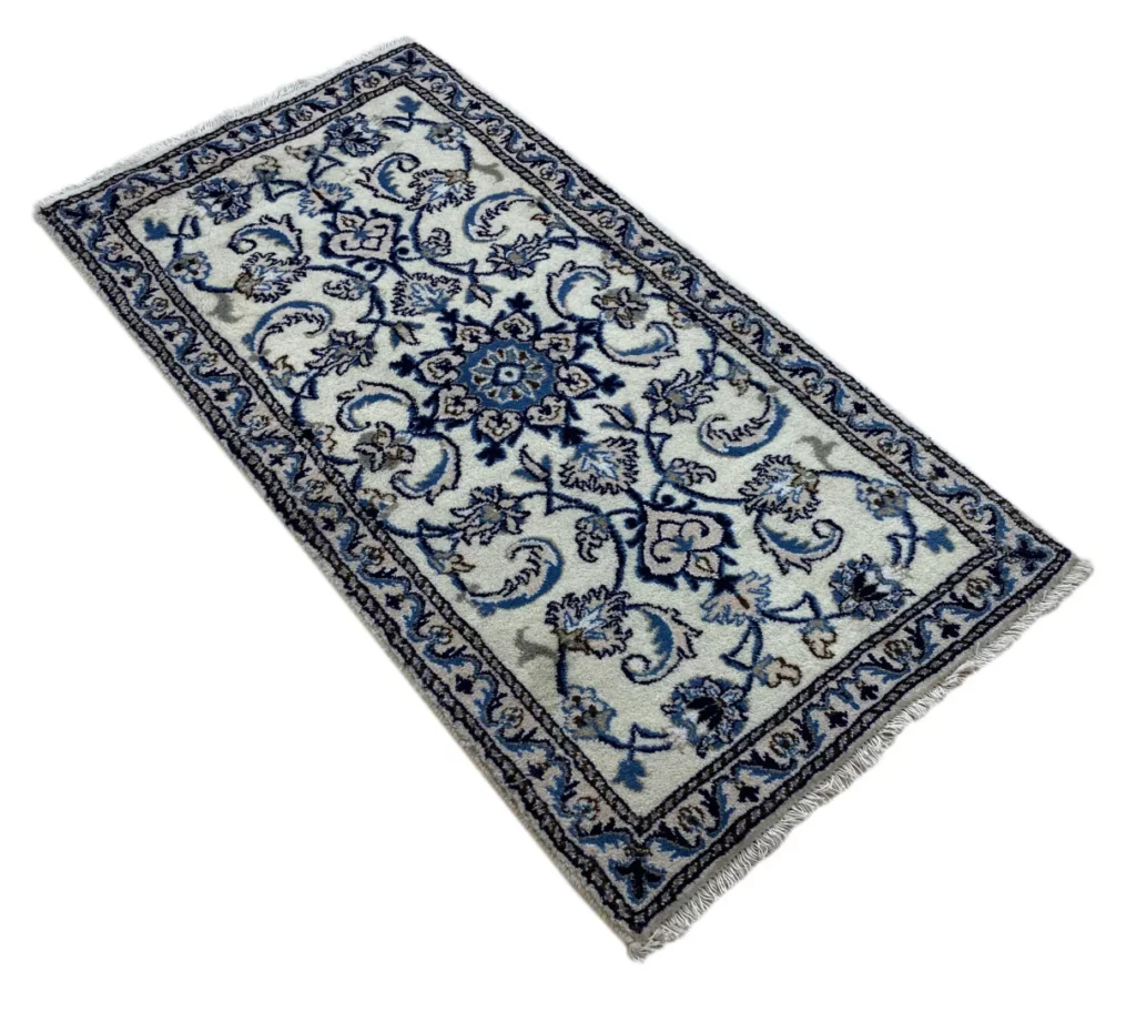 Perserteppich Nain 134x68 cm Wolle handgeknüpft