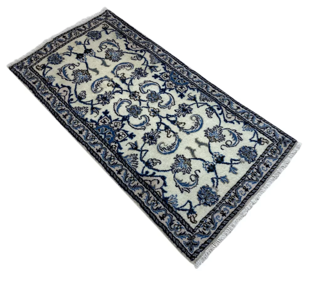 Perserteppich Nain 135x69 cm Wolle handgeknüpft